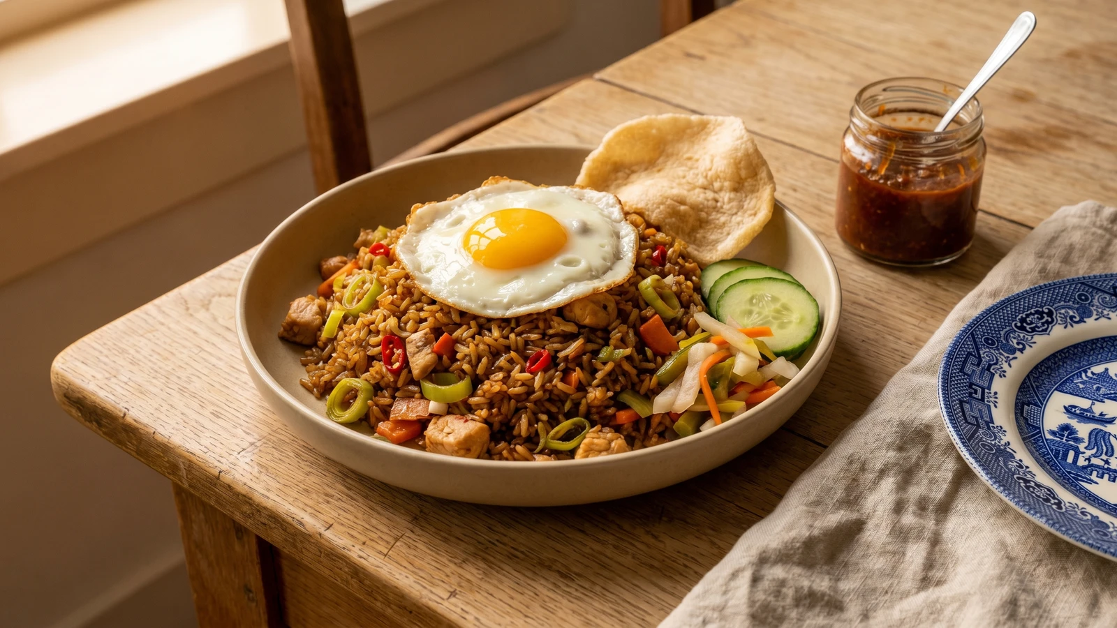 Nasi Goreng met Spiegelei