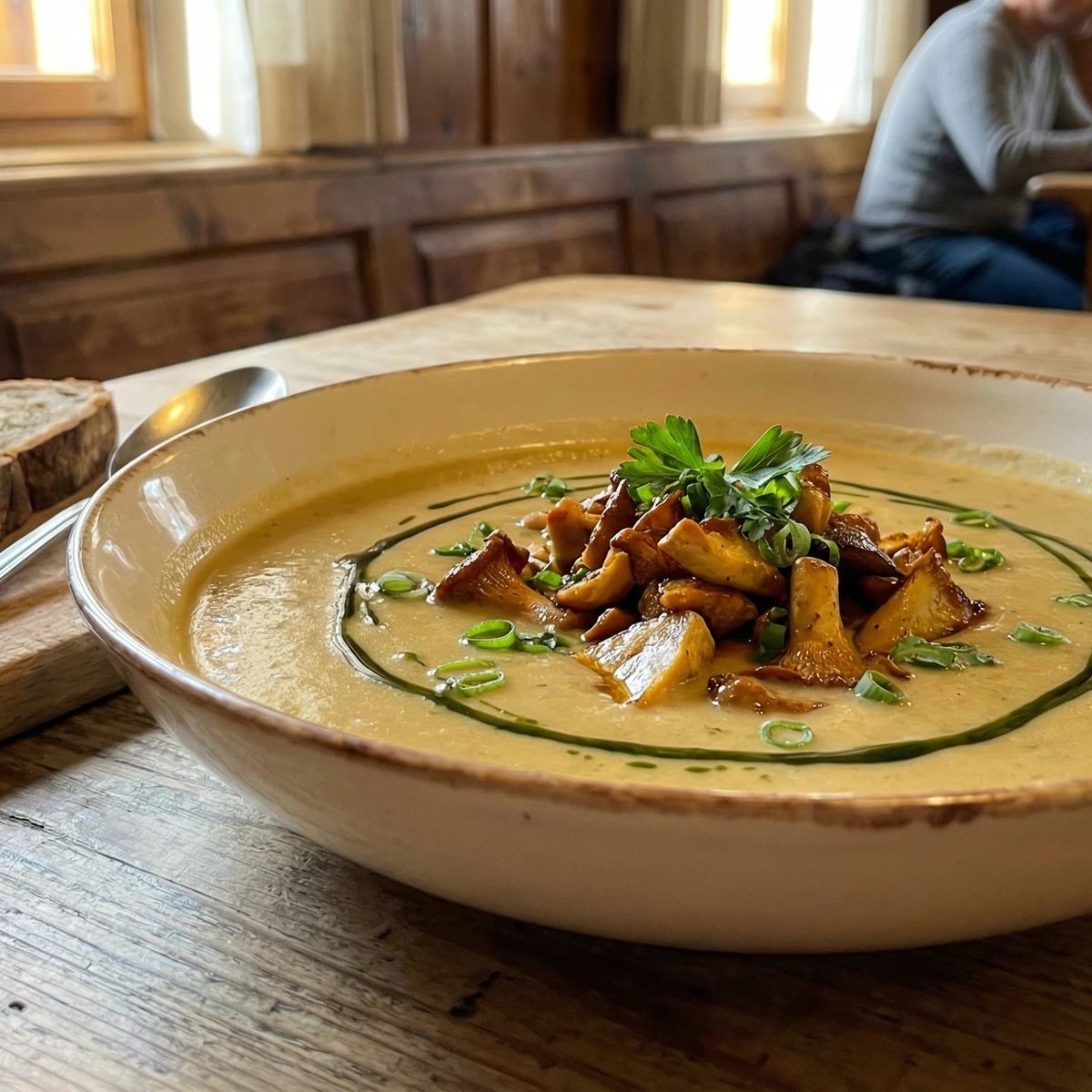 Schwammerlcremesuppe
