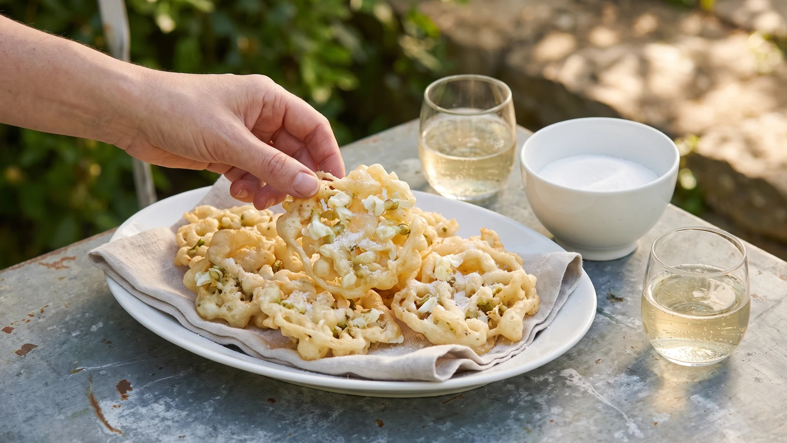 Flower Fritters