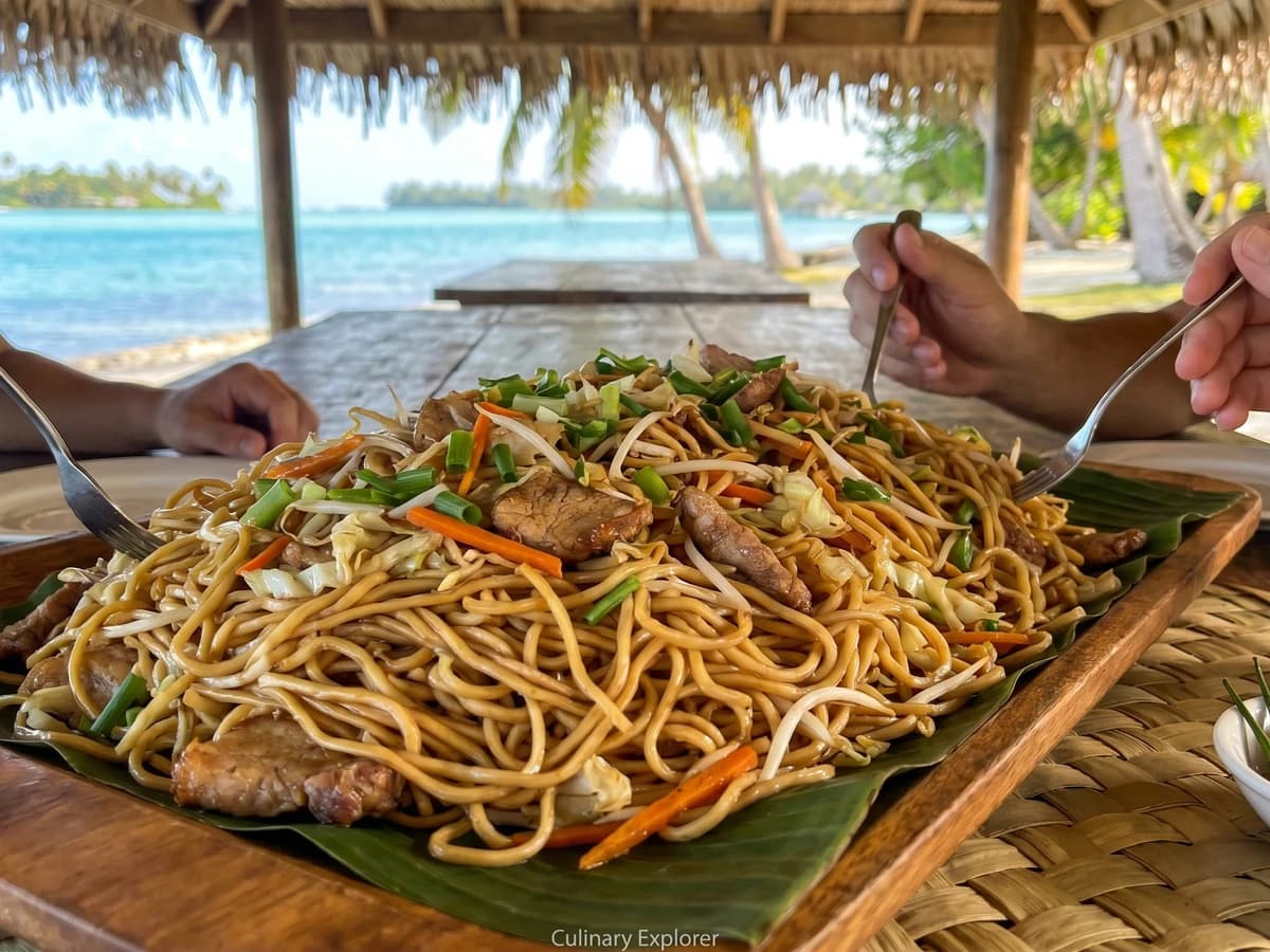 Chao Men (Tahitian Chow Mein) - Chef Makoa