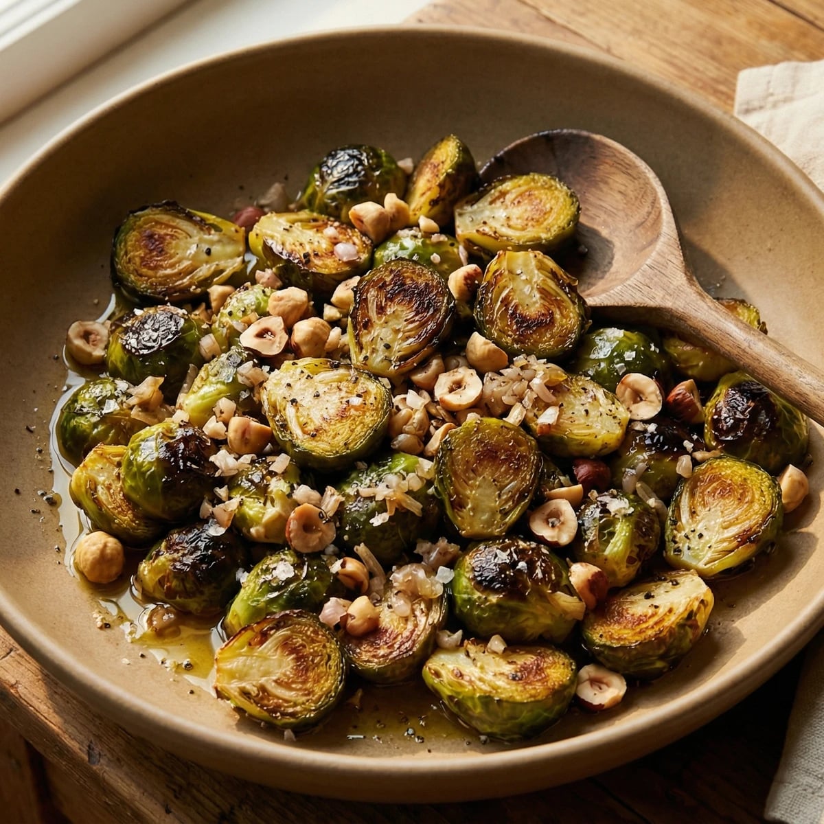 Brussels Sprouts with Hazelnuts