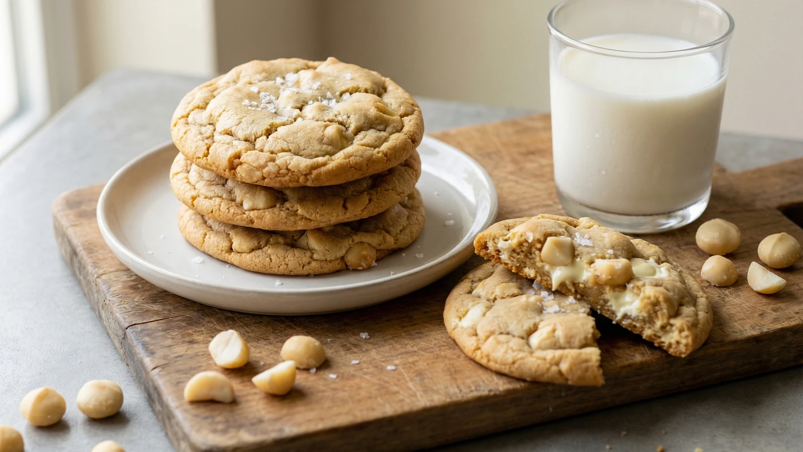 Hawaiian Macadamia White Chocolate Cookies