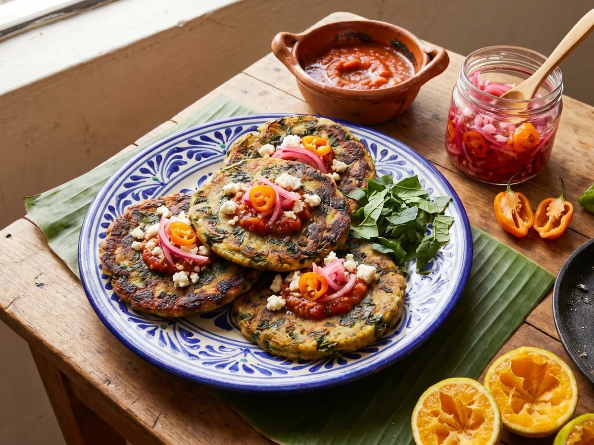 Chayitas (Tortitas Yucatecas de Chaya)