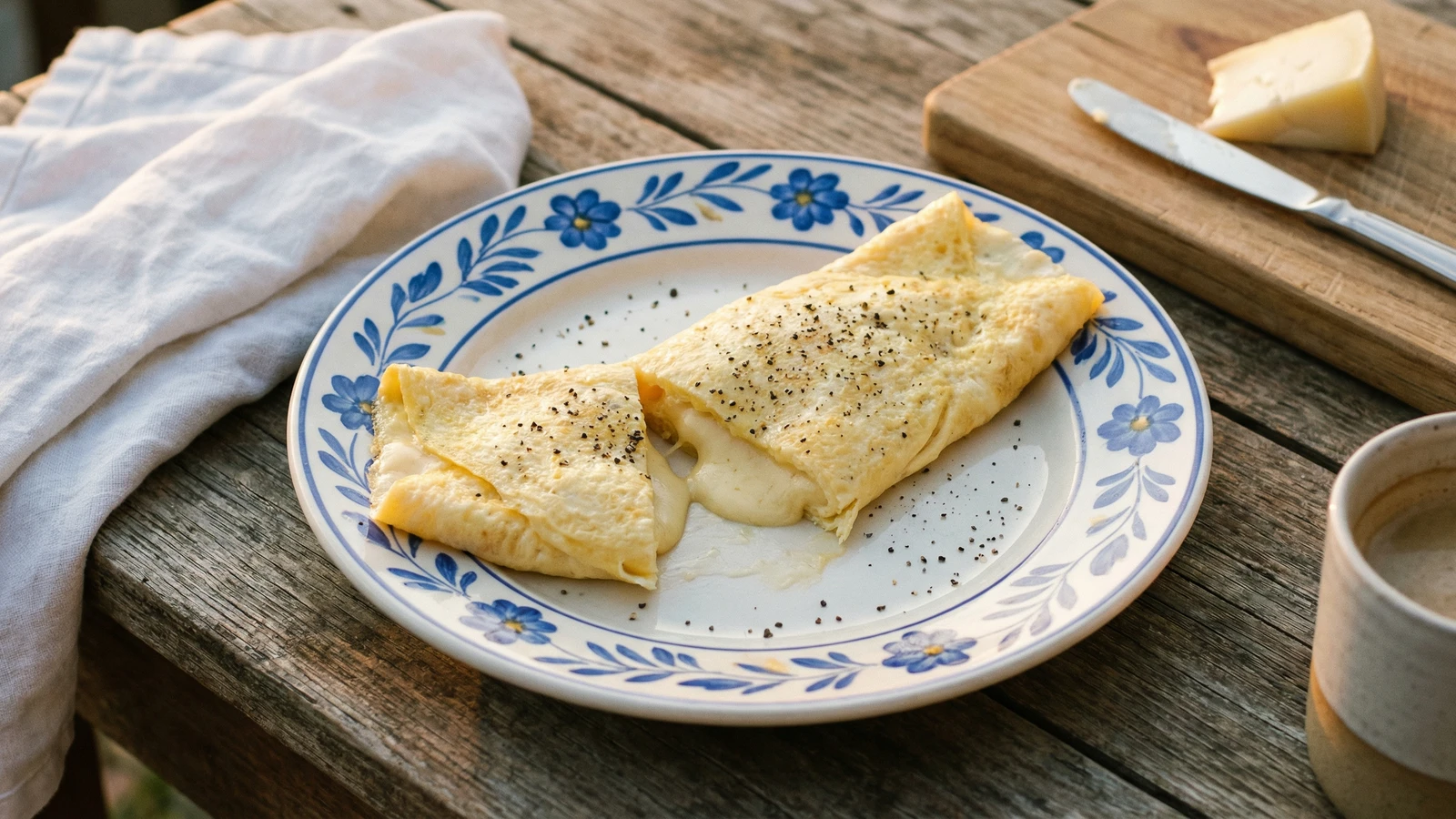 Omelete de Queijo da Serra