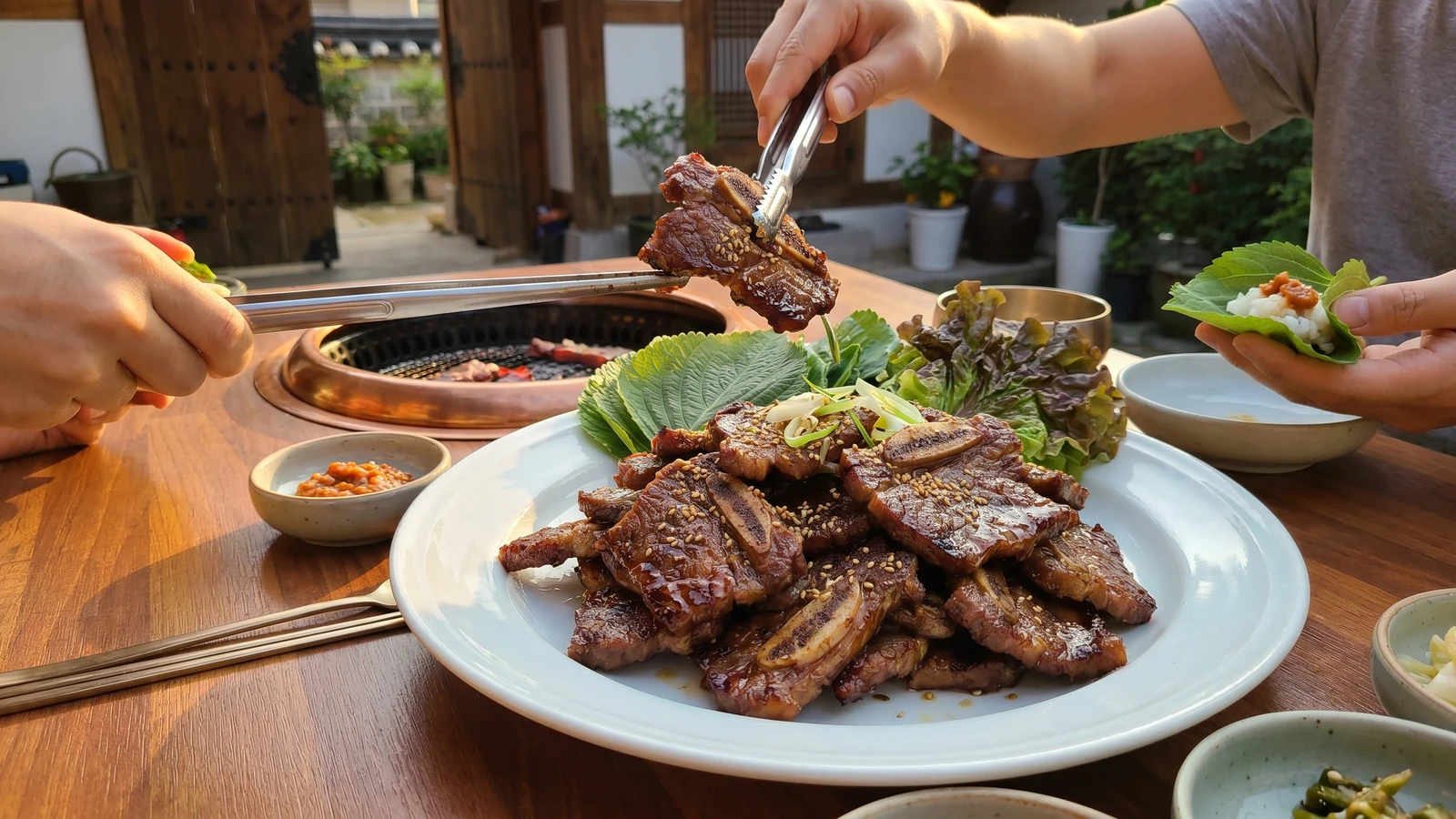 Galbi-gui (갈비구이, Charcoal Beef Short Ribs)