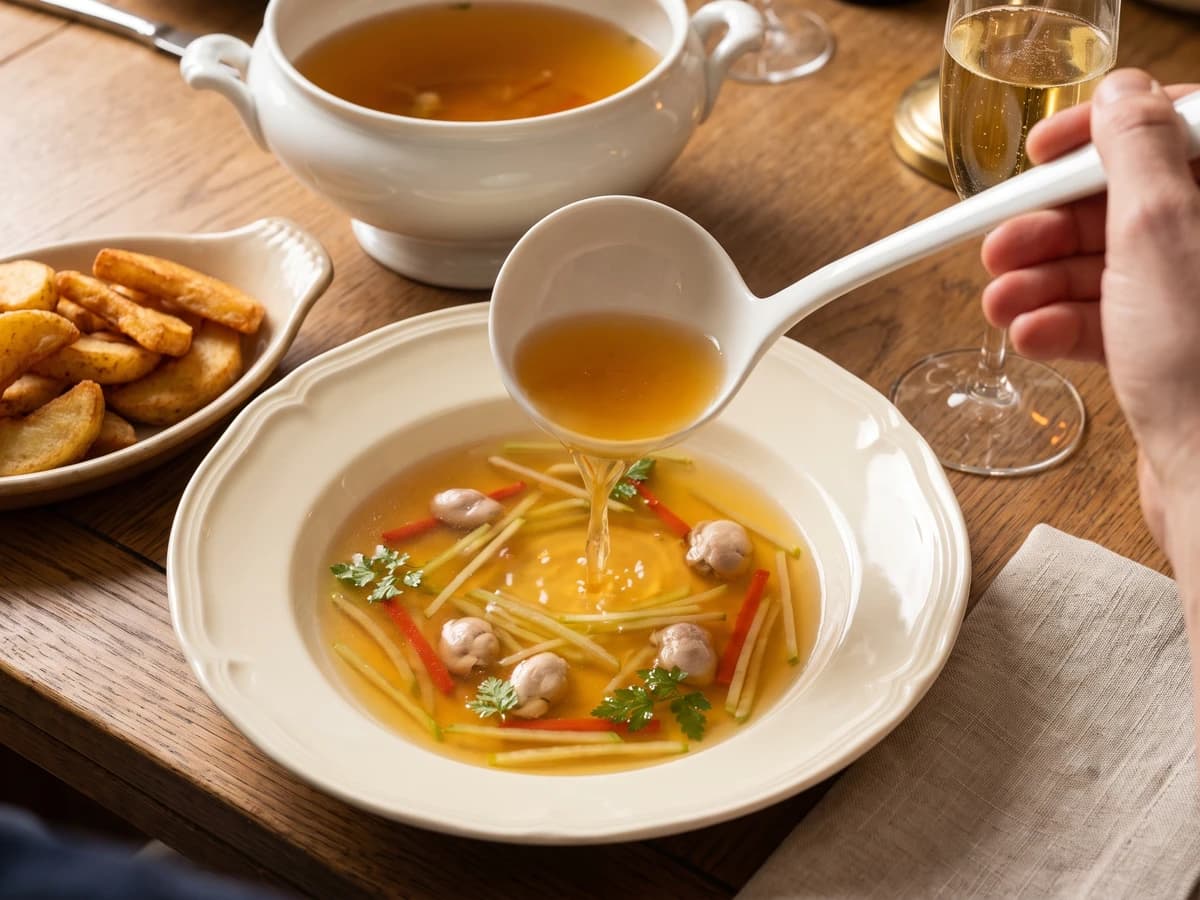 Consommé Lorette - Chef Juliette