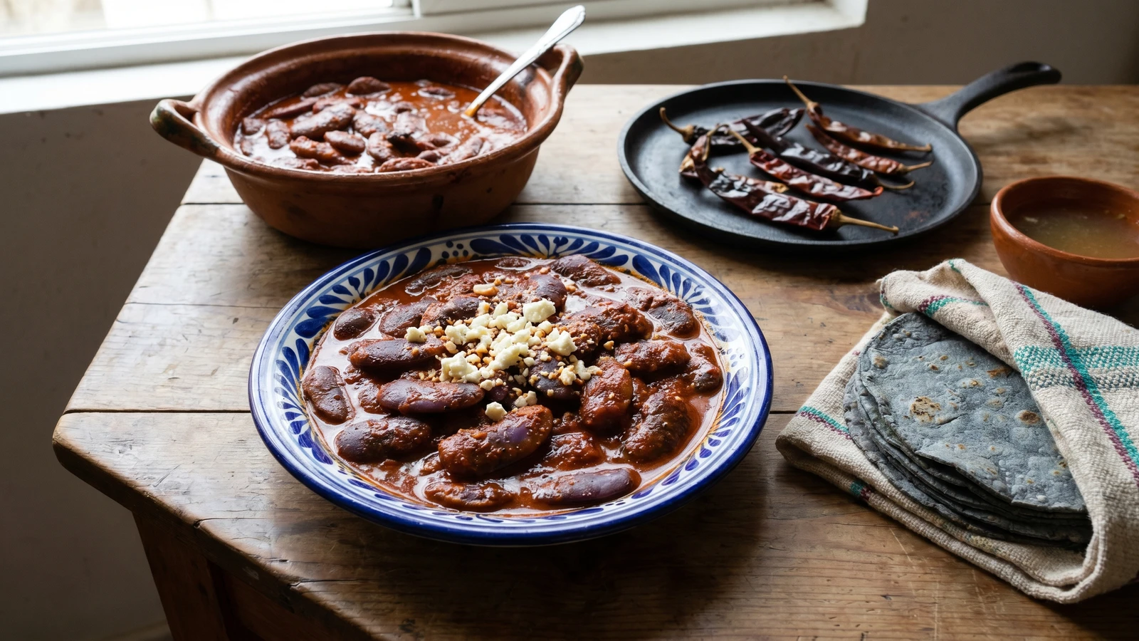 Ayocotes en Adobo