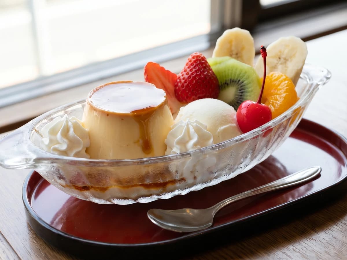 Pudding à la Mode (プリンアラモード, Purin a la Mode) - Chef Takumi