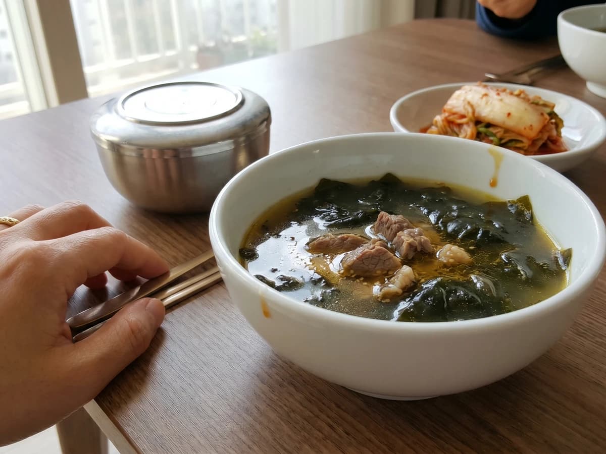 Miyeok-guk (Seaweed Soup) - Chef Jeong-sun