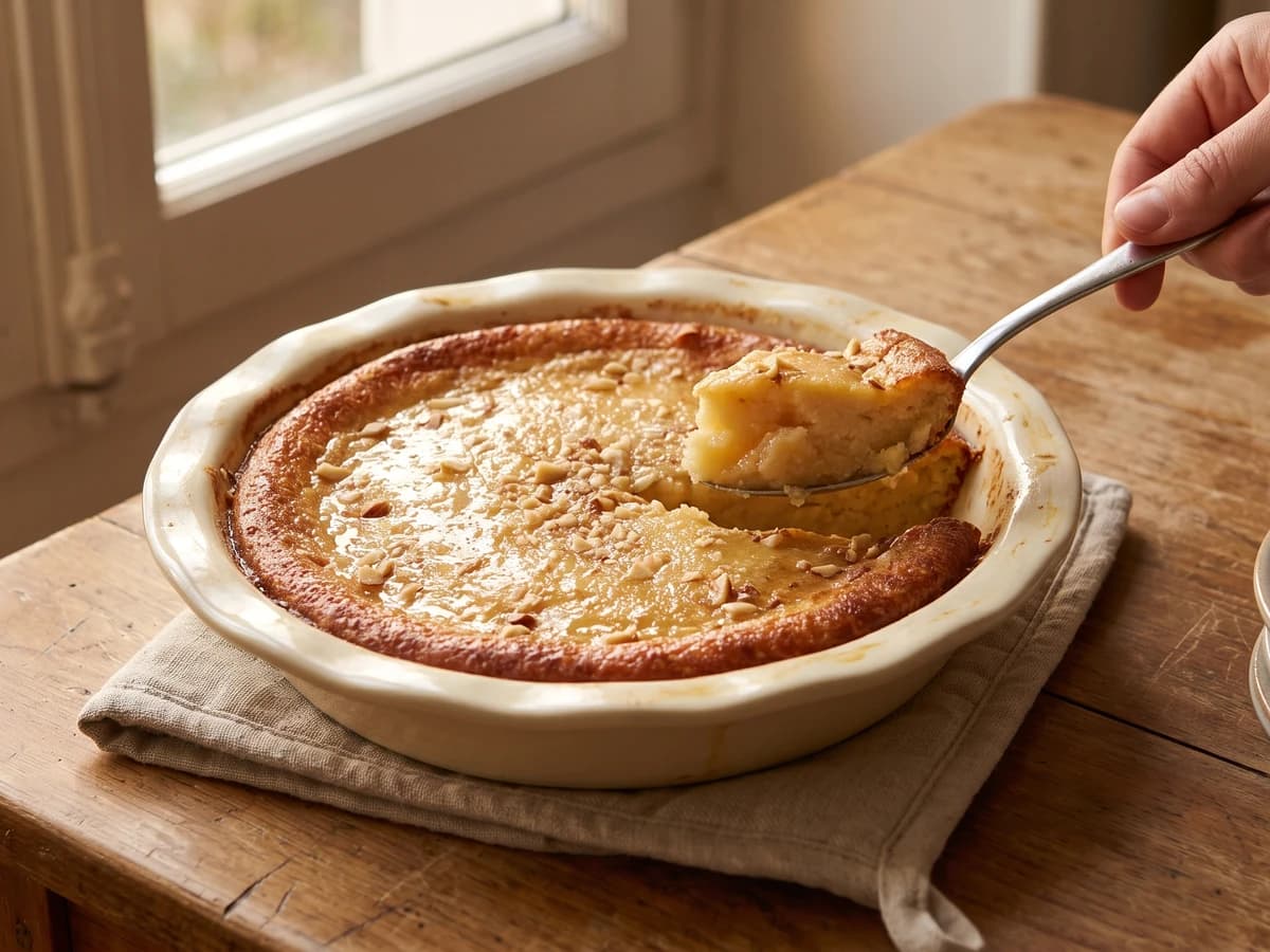 English Almond Pudding