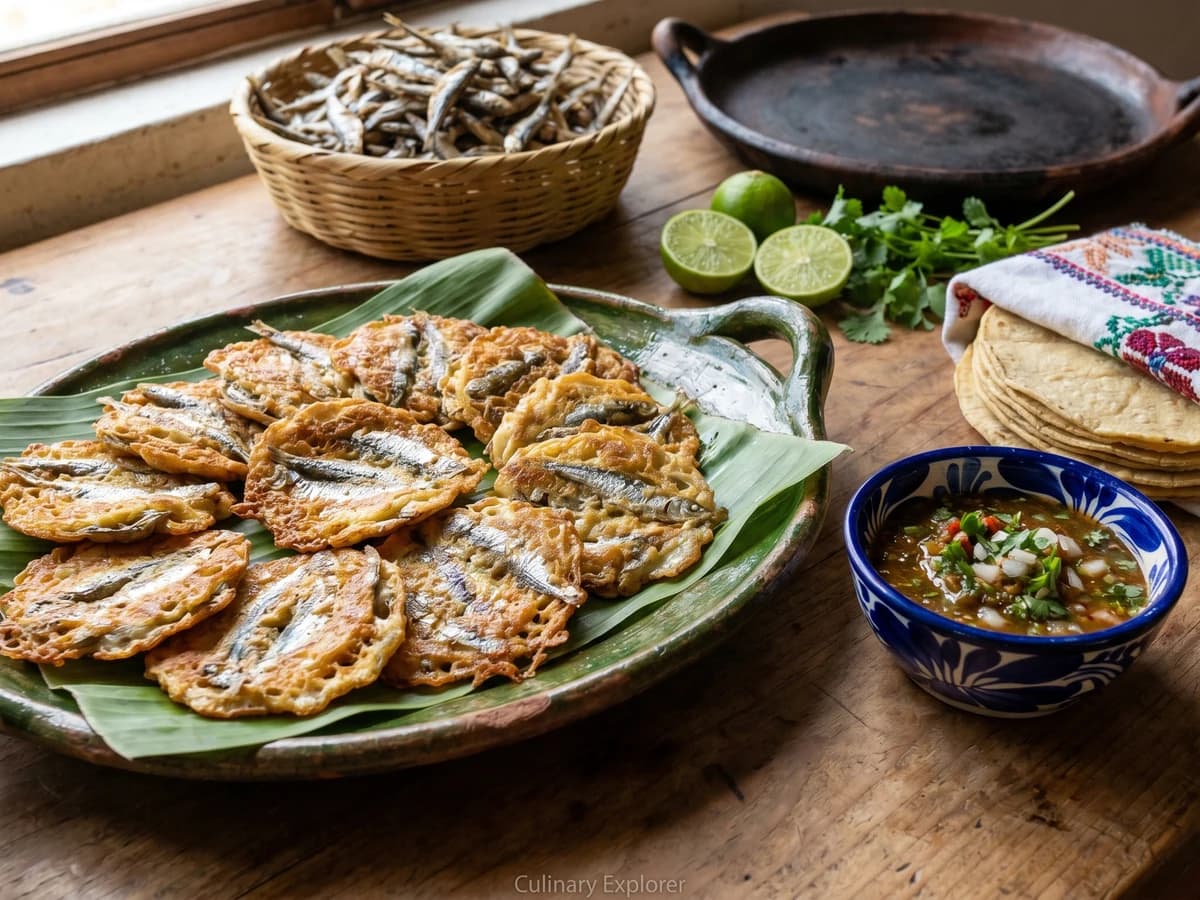 Tortitas de Charal de Pátzcuaro - Chef Lupita