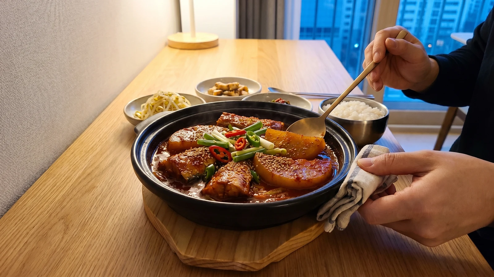Kodari-jjigae (Half-Dried Pollock Stew)