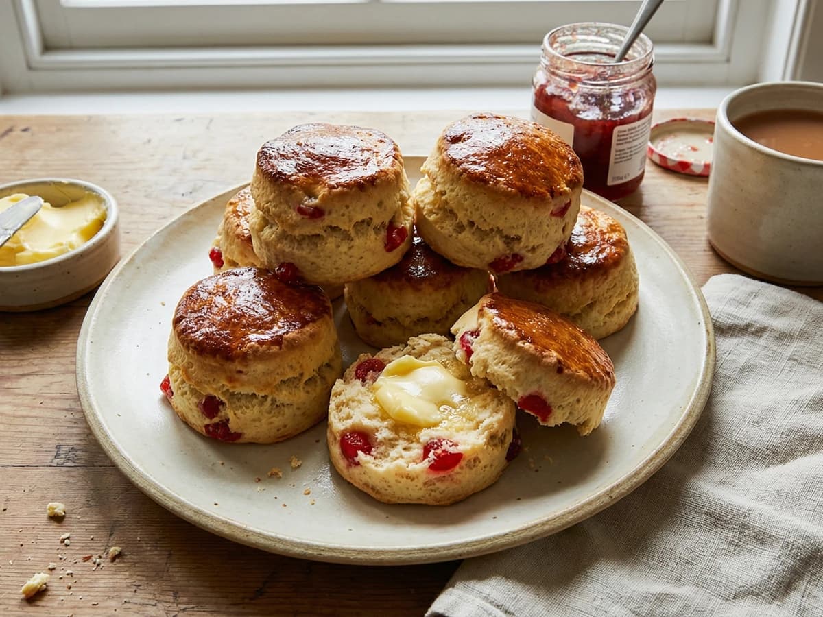 Cherry Scones