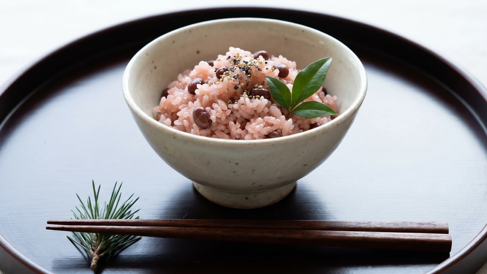 Sekihan (赤飯, celebratory red bean rice)