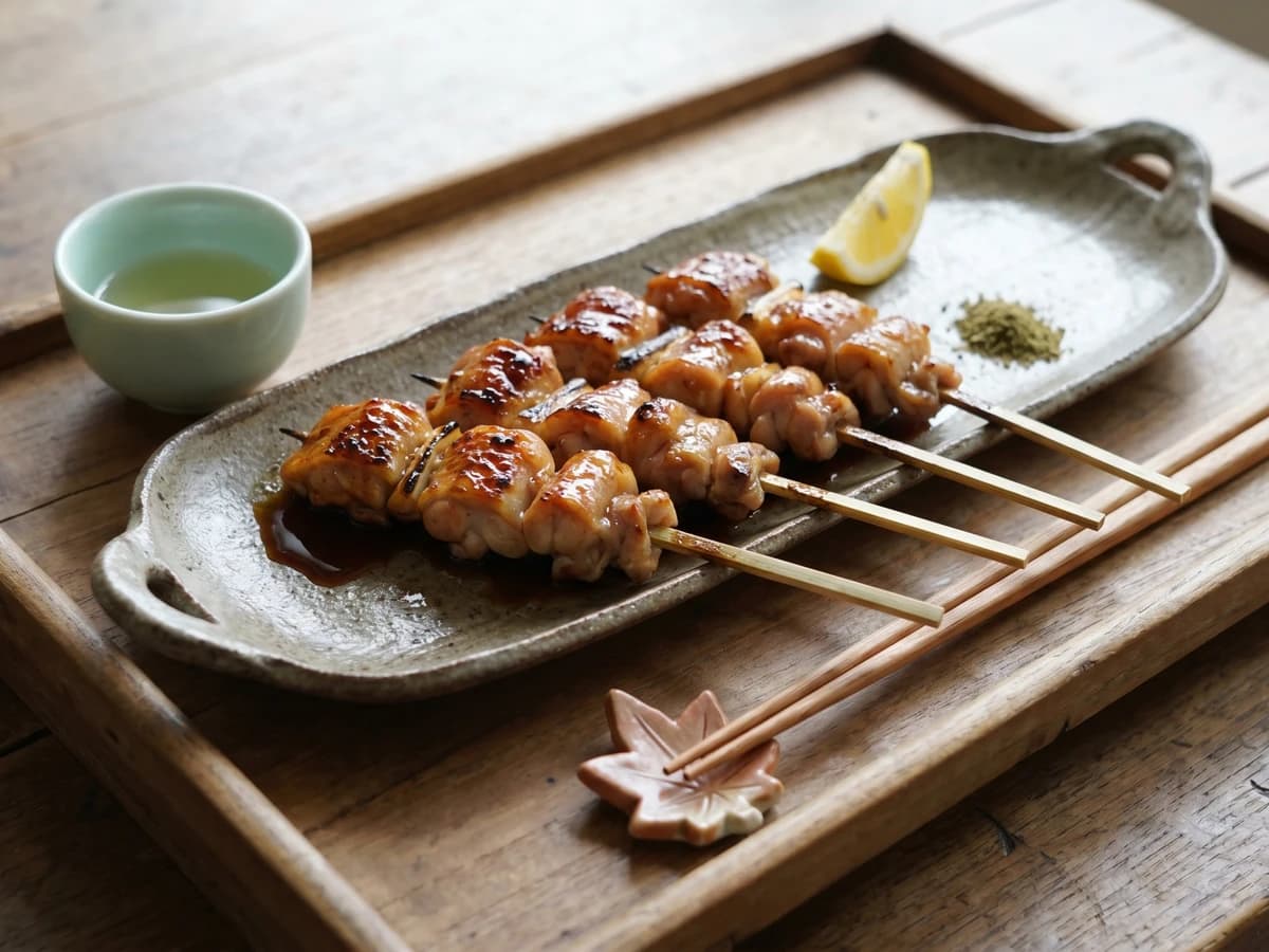 Yakitori Momo (もも, chicken thigh skewers)