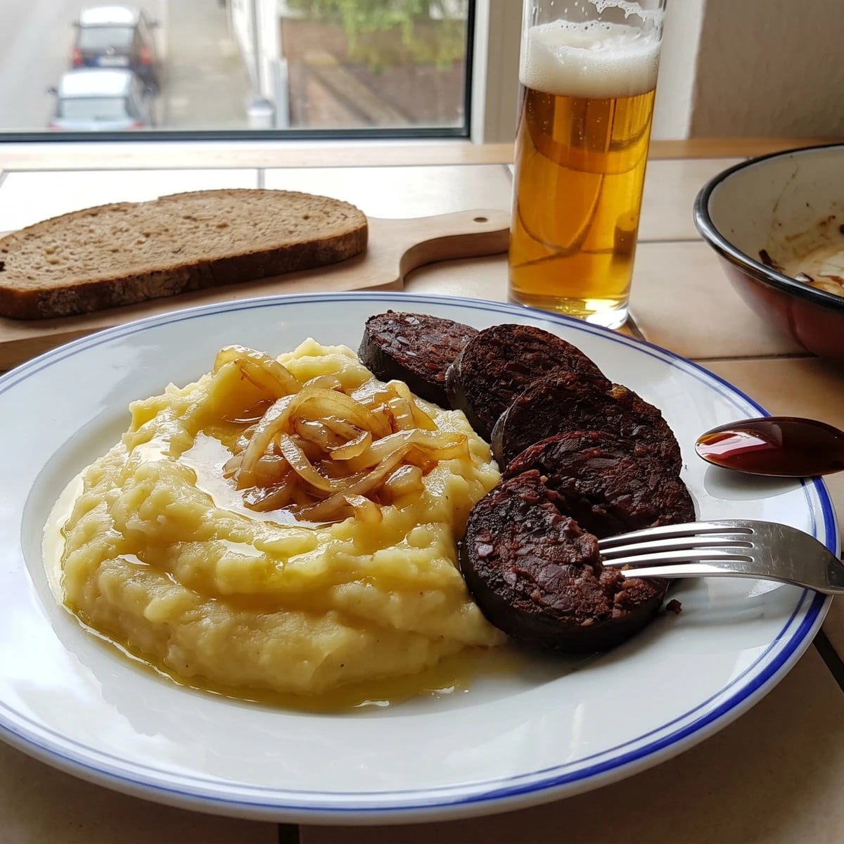 Himmel un Ääd met Flönz