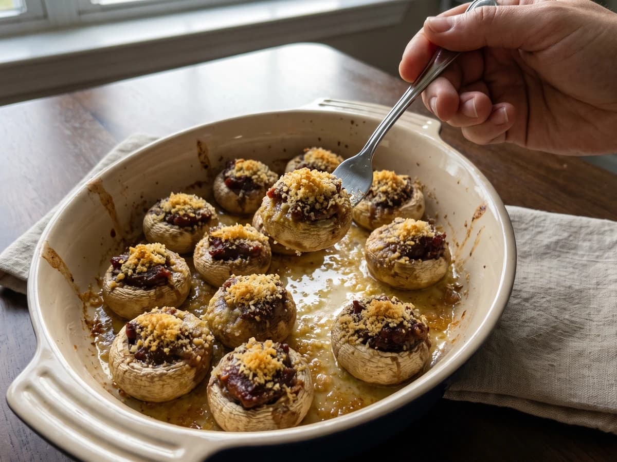 Champignons Farcis - Chef Juliette