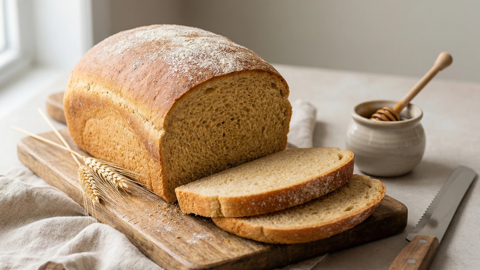 Honey Whole Wheat Bread