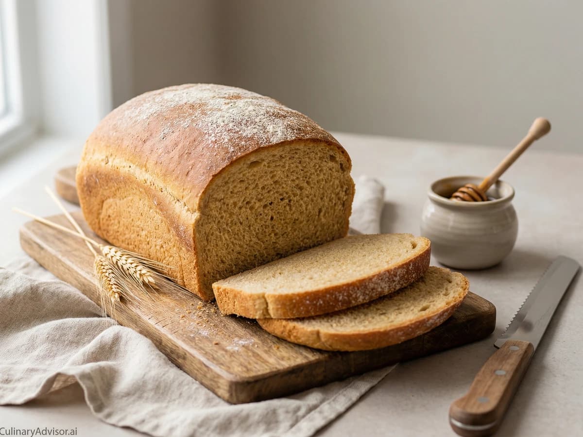 Honey Whole Wheat Bread - Chef Dean