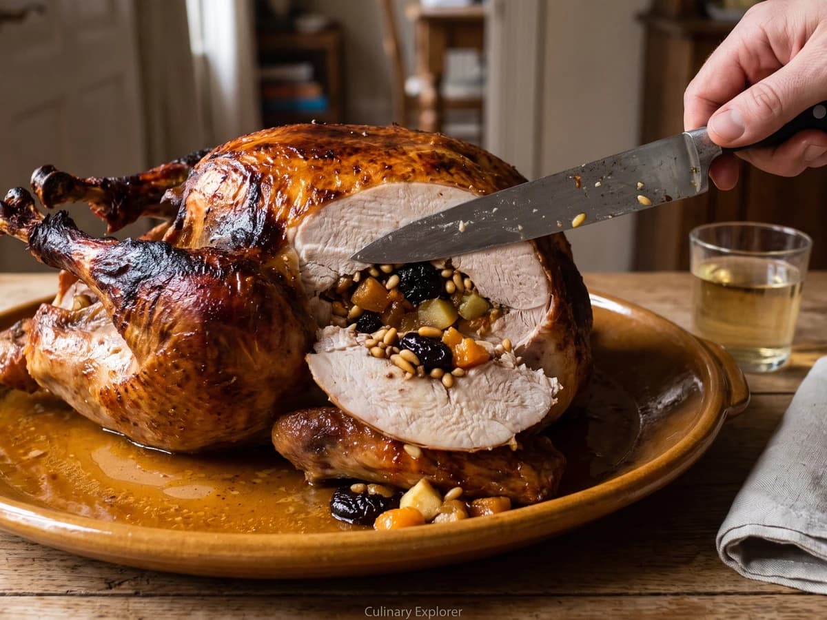 Pavo Relleno a la Catalana - Chef Isabel