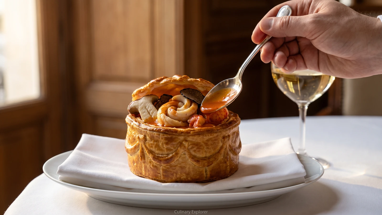 Timbale de Filets de Soles Cardinal