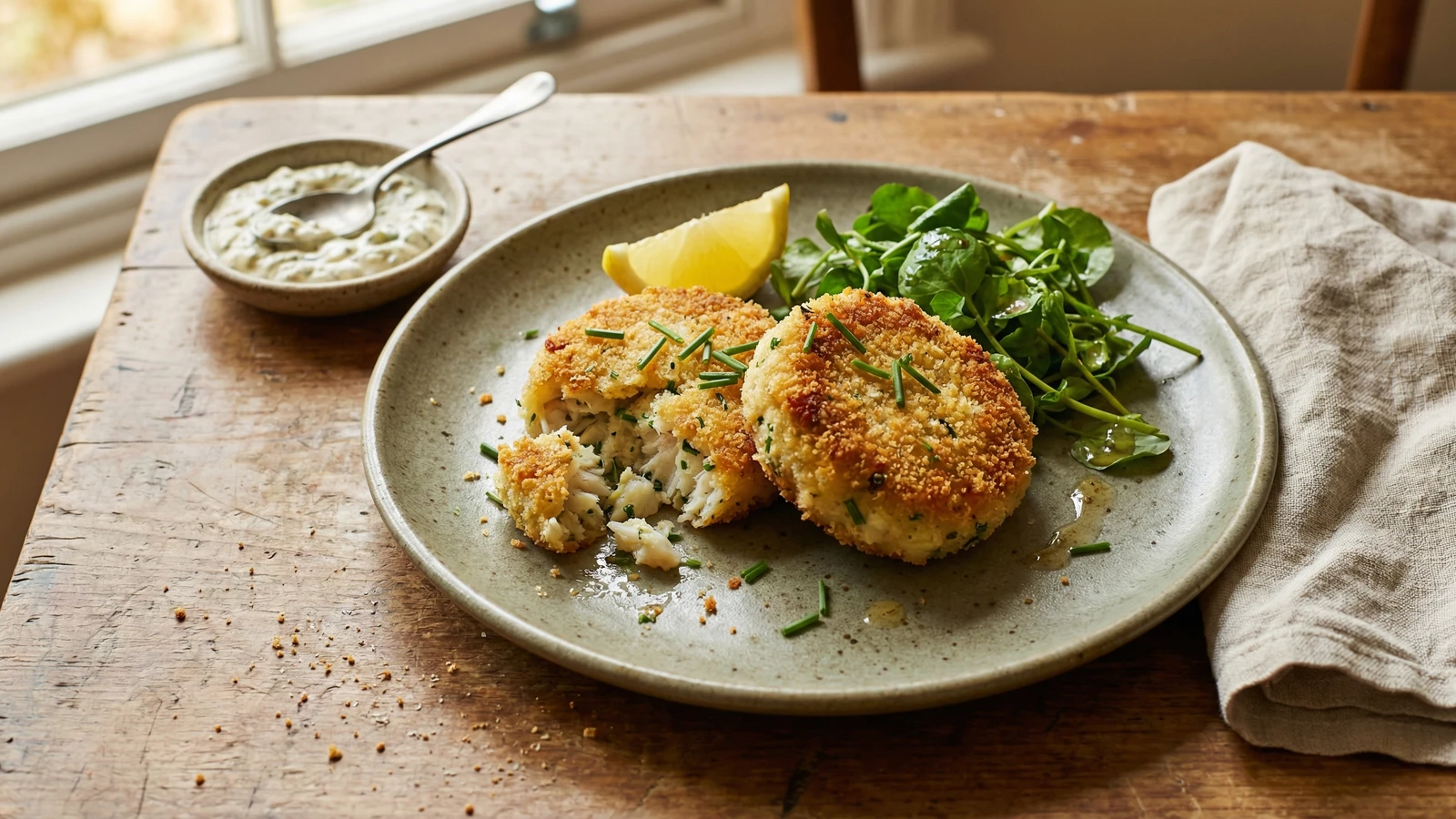 Smoked Haddock and Chive Fishcakes