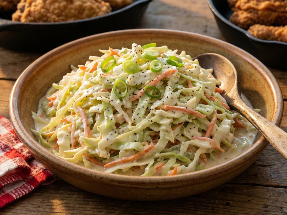 Southern Sweet Creamy Coleslaw - Chef Remy