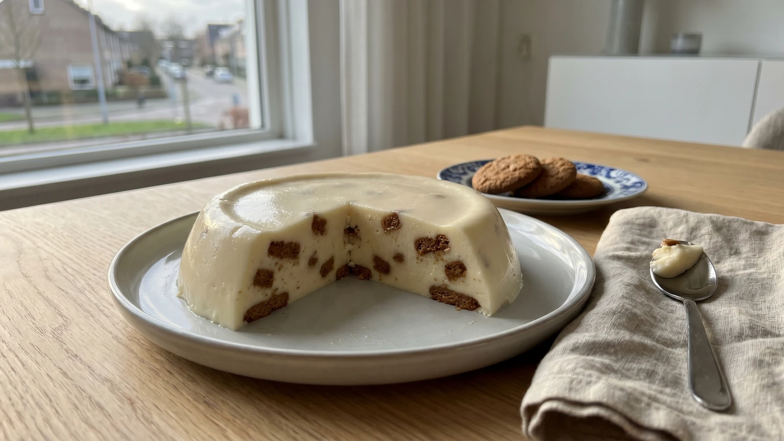 Bitterkoekjespudding