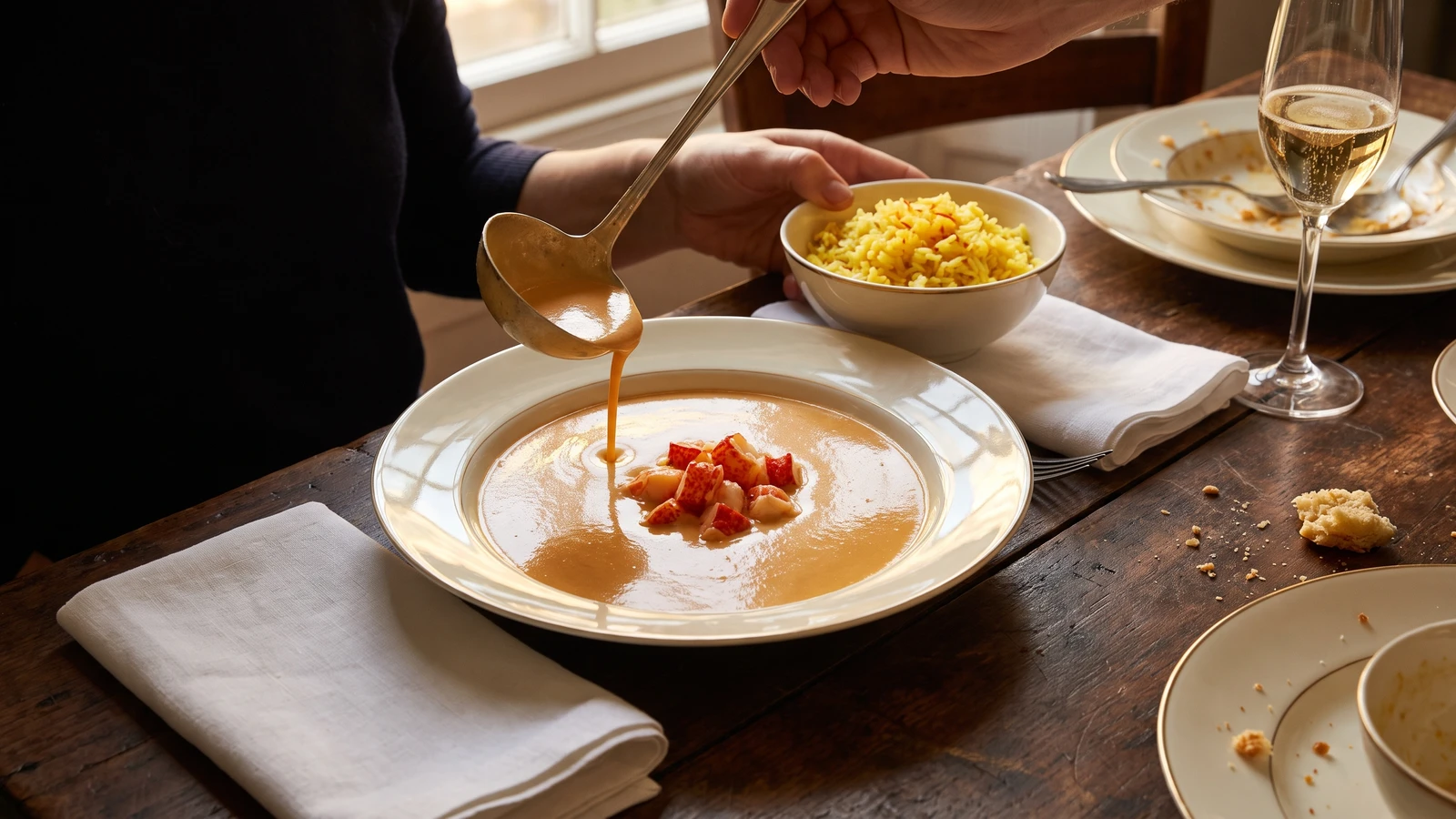 Velouté de Homard à l’Orientale