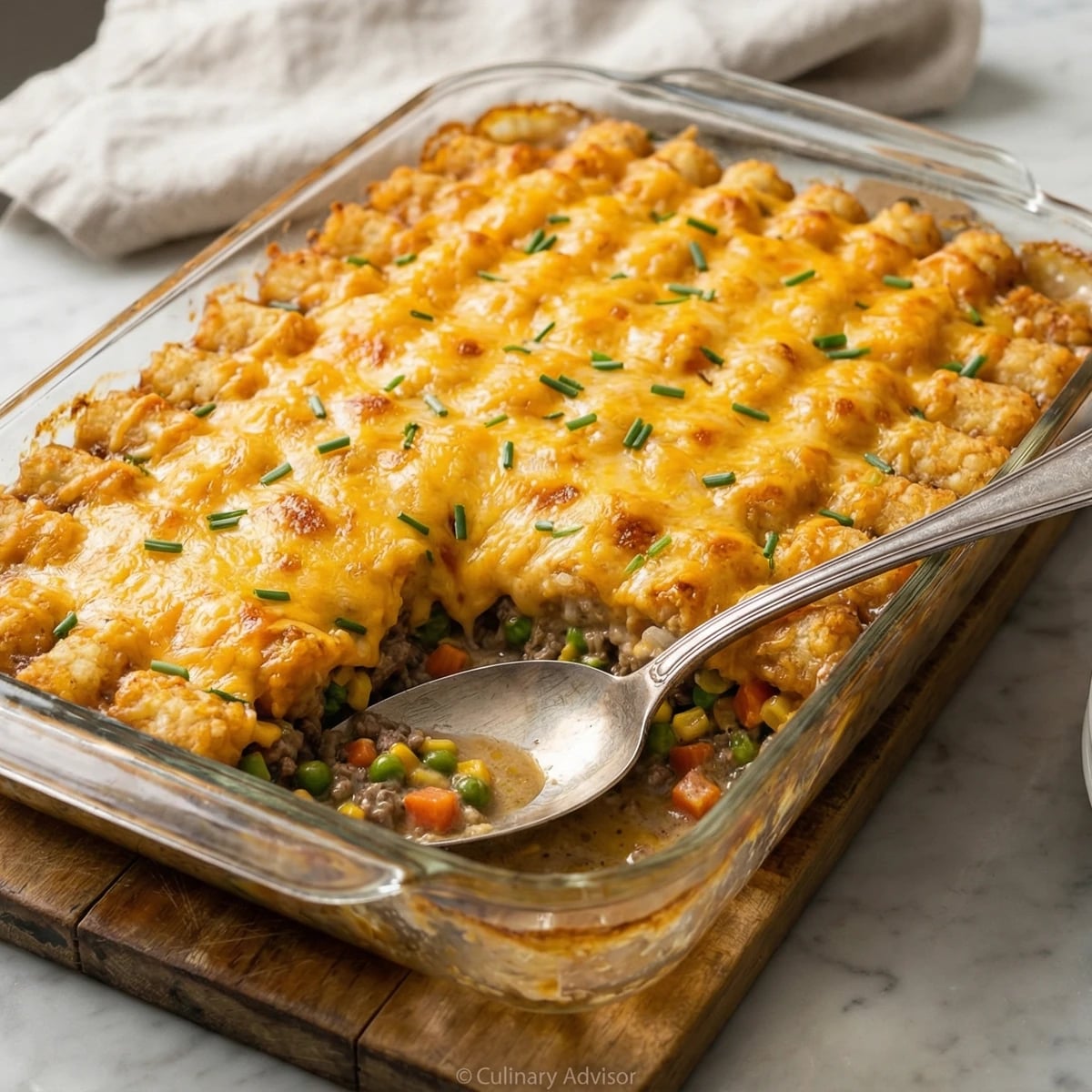 Minnesota Tater Tot Hotdish