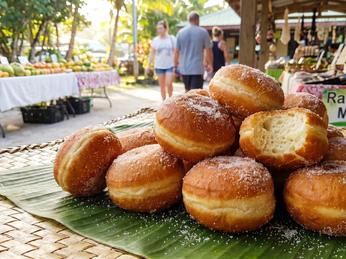 Cook Islands Doughnuts (Rarotonga Market Donuts) - Chef Makoa