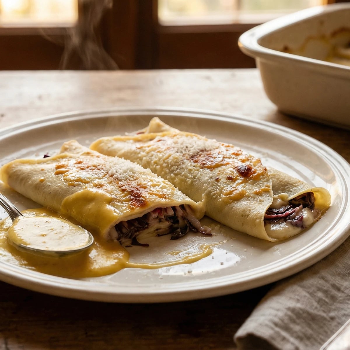 Crespelle con Radicchio di Treviso