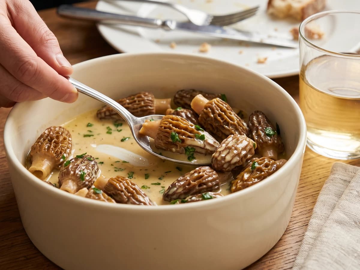 Morilles à la Poulette - Chef Juliette