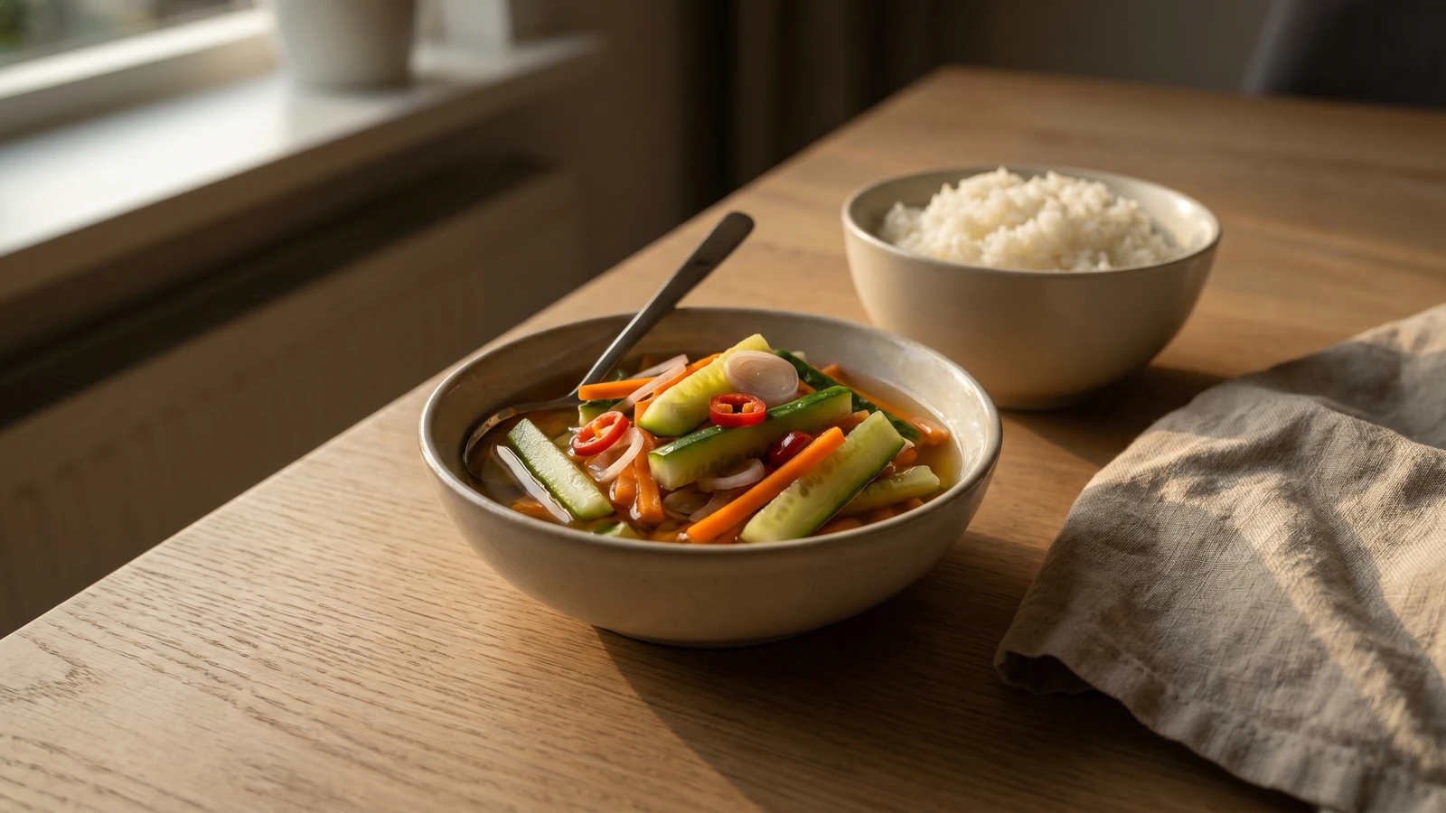 Acar Ketimun (Indo-Dutch Cucumber Pickle)