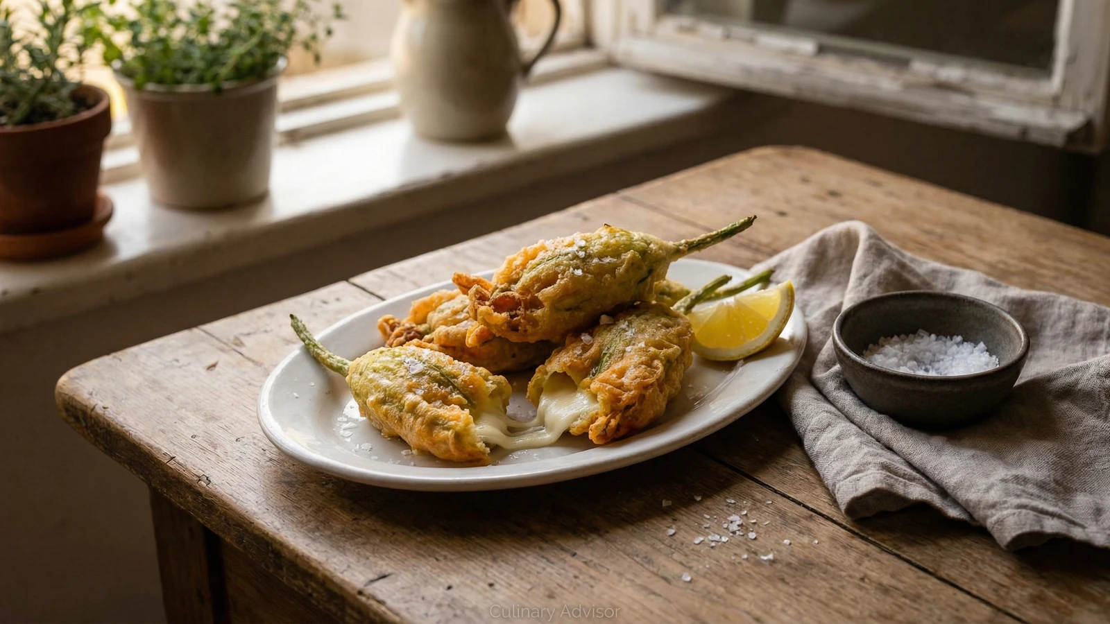 Fiori di Zucca Fritti