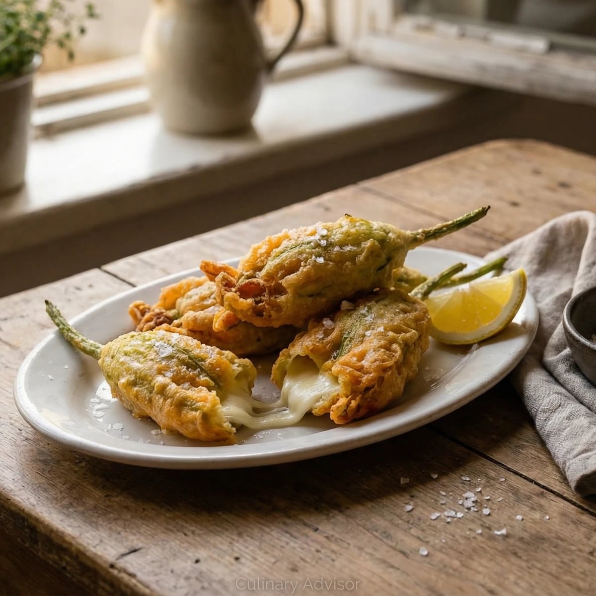 Fiori di Zucca Fritti