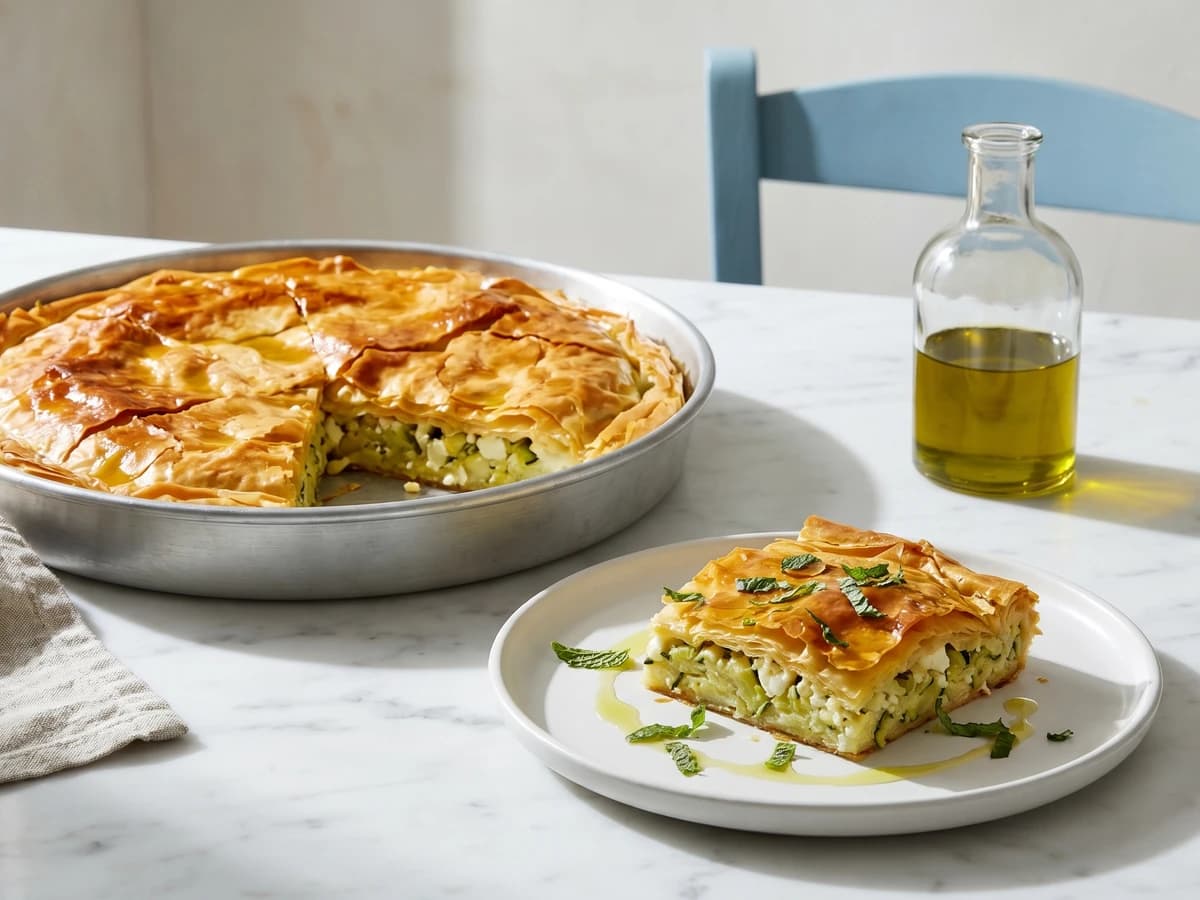 Thessalian Kolokithopita (Κολοκυθόπιτα Θεσσαλίας) - Chef Dimitra