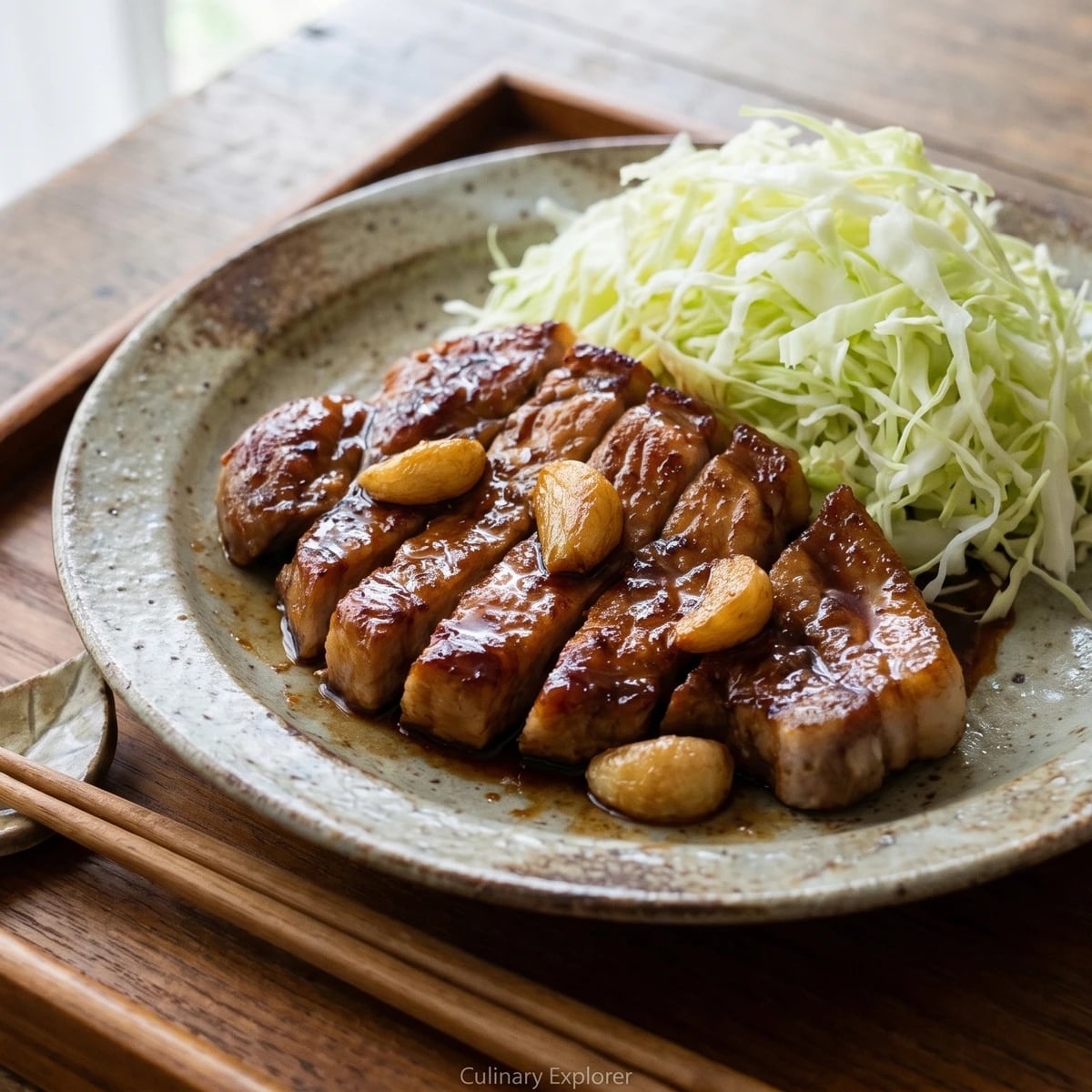 Tonteki (豚テキ, Yokkaichi pork steak)
