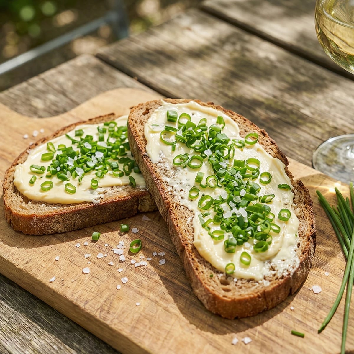 Schnittlauchbrot