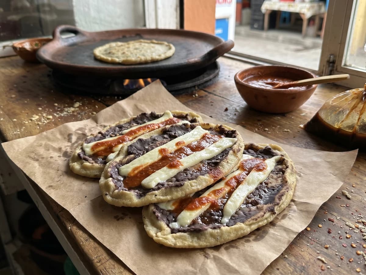Memelas Oaxaqueñas con Asiento - Chef Lupita