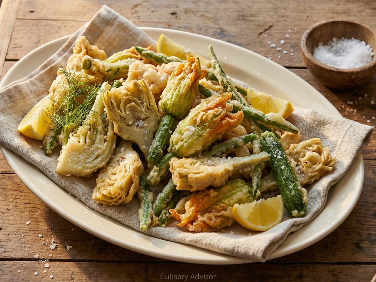 Fritto Misto with Market Vegetables - Chef Ally