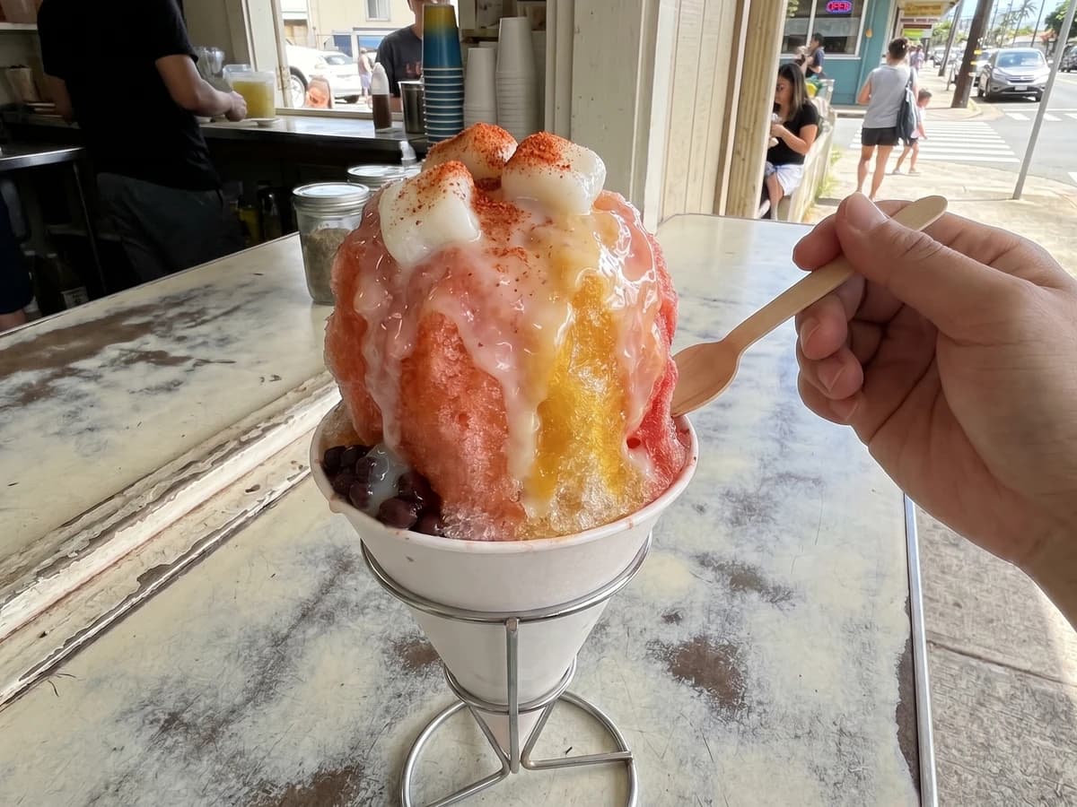 Hawaiian Shave Ice (Hawaiʻi Local Snow-Fine Ice) - Chef Makoa