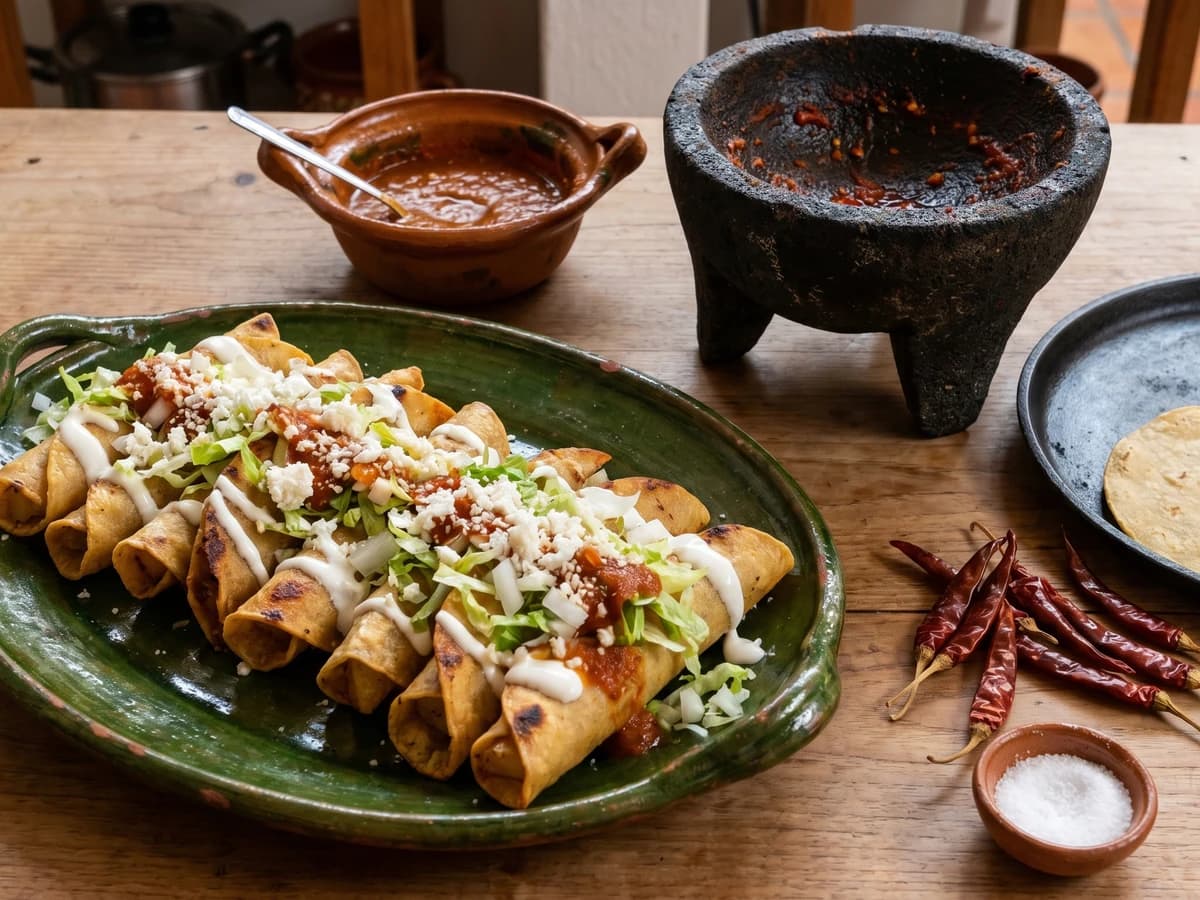 Morelia Potato Tacos (Tacos Dorados de Papa)