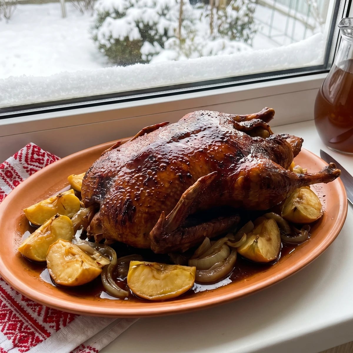 Kachka z Yablukamy (качка з яблуками, duck with apples)