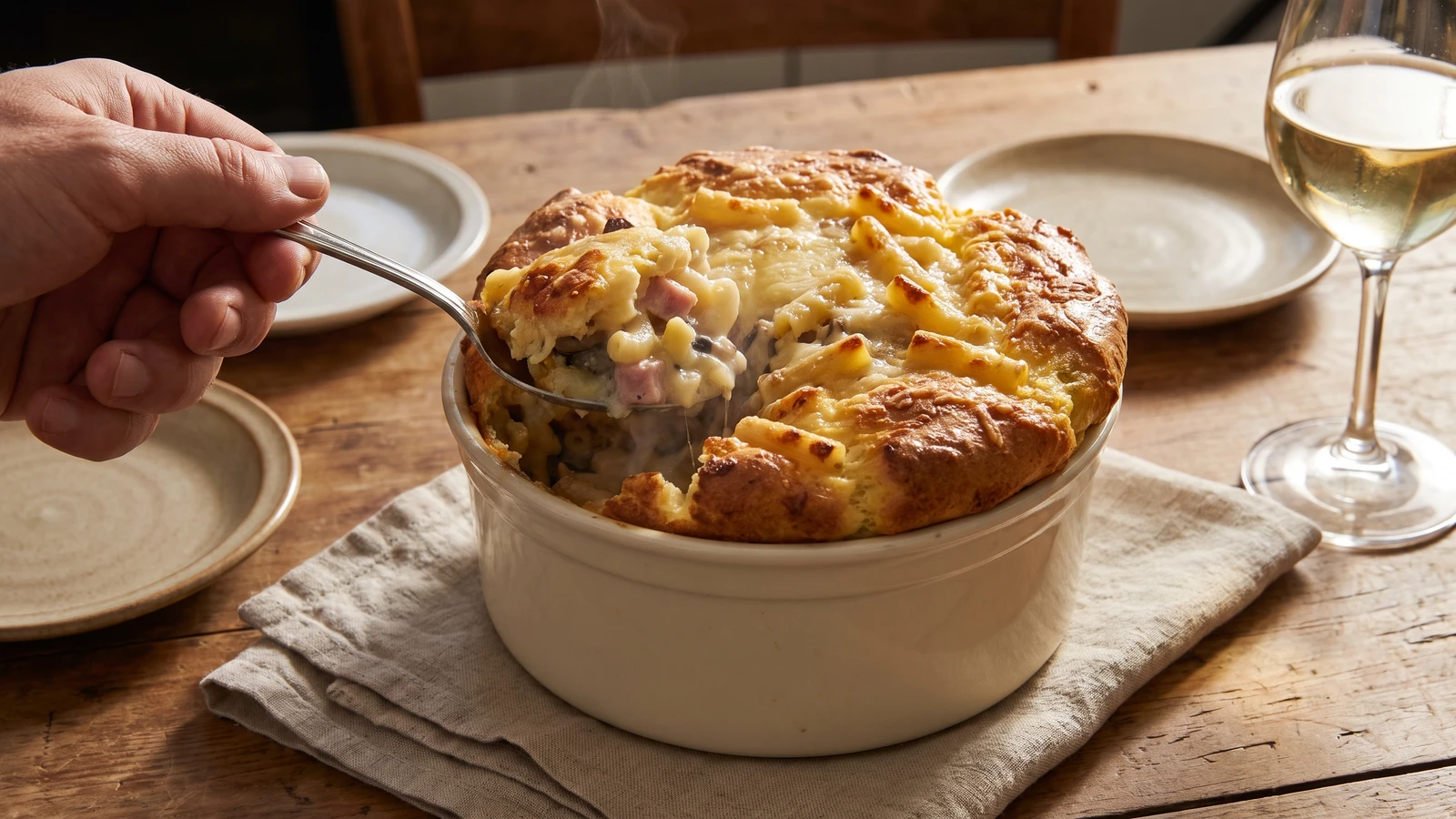 Soufflé de Jambon Milanaise