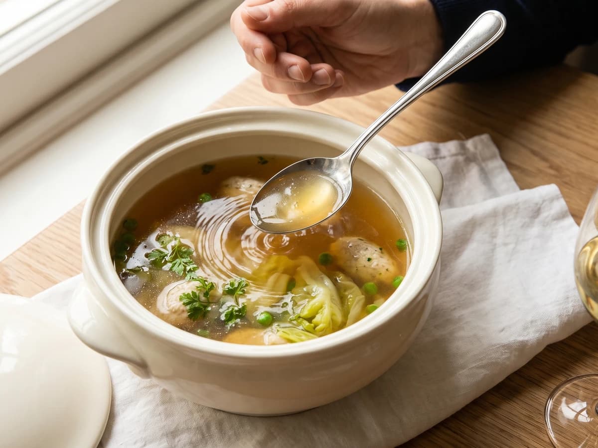 Consommé Sévigné - Chef Juliette