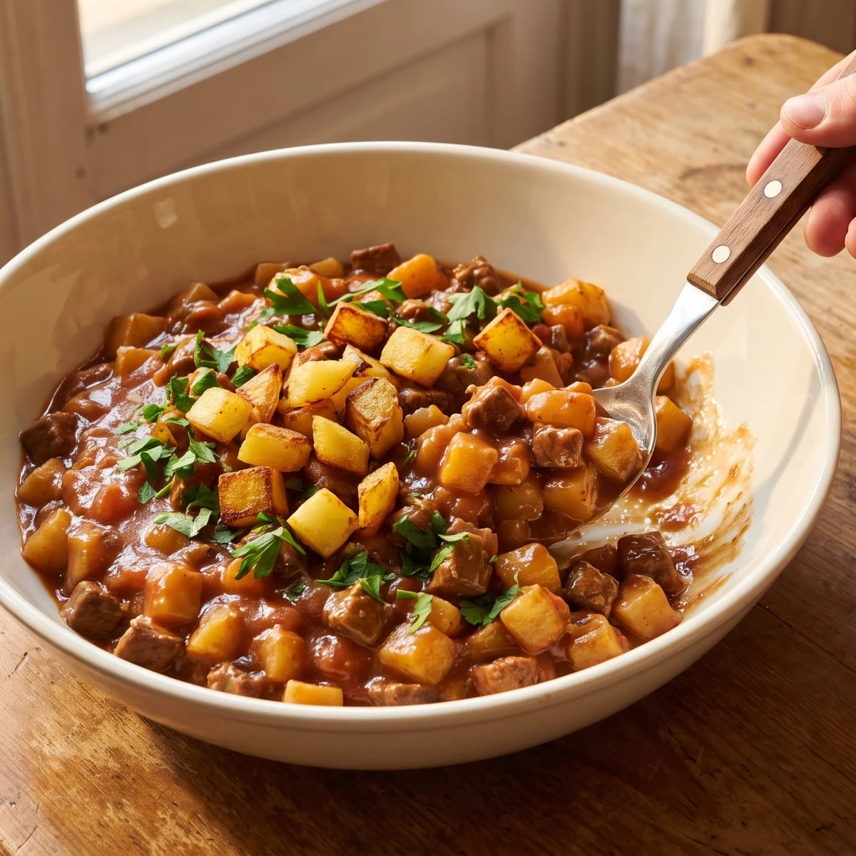 Hachis de Bœuf à l’Américaine