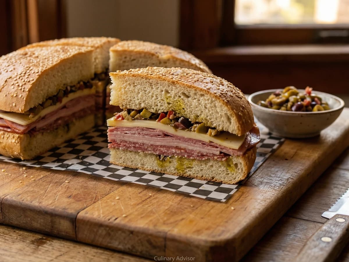 Classic New Orleans Muffuletta