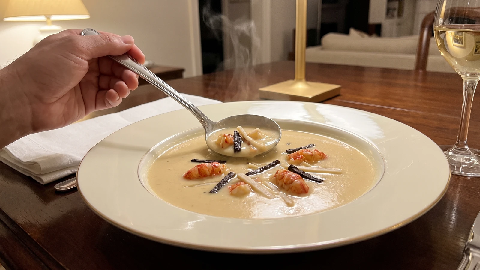 Velouté d’Éperlans Joinville