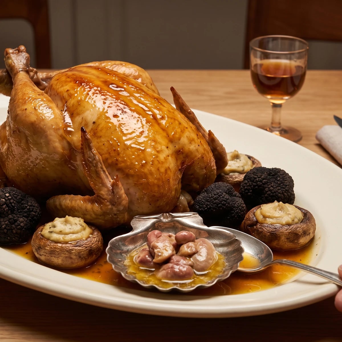 Poularde Cussy